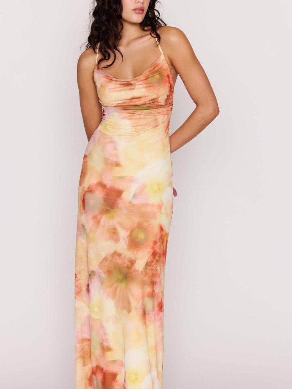 Aria Mesh Maxi Dress
